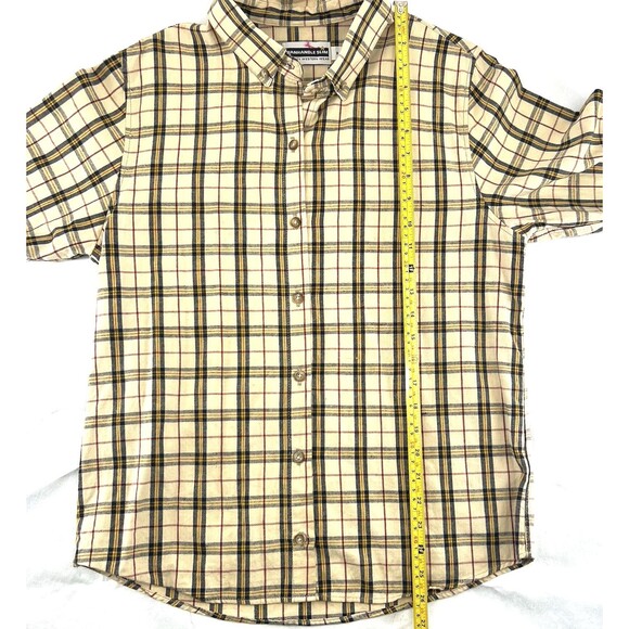 Panhandle Slim Western Wear  Long Sleeve Button-Down Plaid Vintage Mens Shirt M - Picture 9 of 13